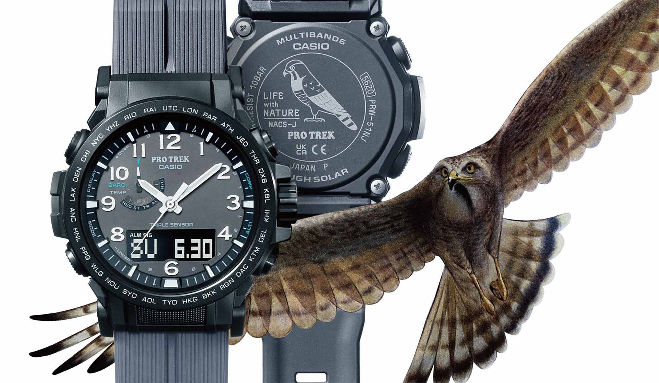 プロトレック」と「日本自然保護協会」とのコラボレーションモデルは