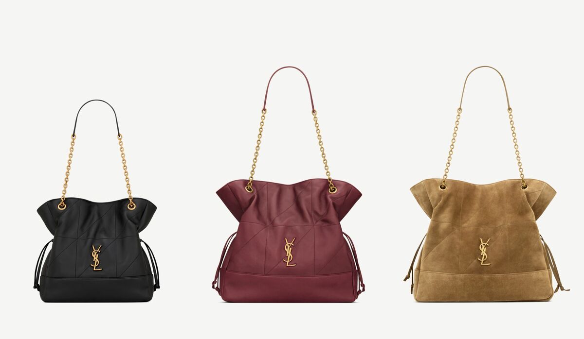 サンローランの巾着型「ジェイミー ショッピングバッグ」に新サイズと