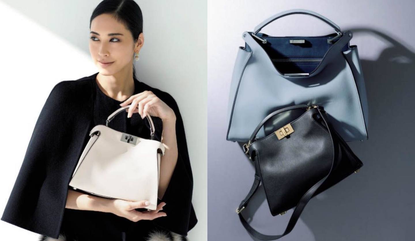 フェンディのハンドバッグ「ピーカブー エッセンシャリー」が綺麗