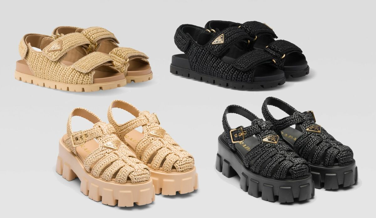 足どり軽やか！「プラダ」の新作サンダル4選｜人気デザインがクロシェ