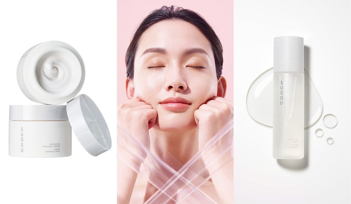 朝晩3分ずつの新習慣！ SUQQUの新「顔筋マッサージ」でキュキュッと小