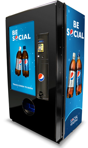 世界初の“ソーシャル”自動販売機 | PR EDGE
