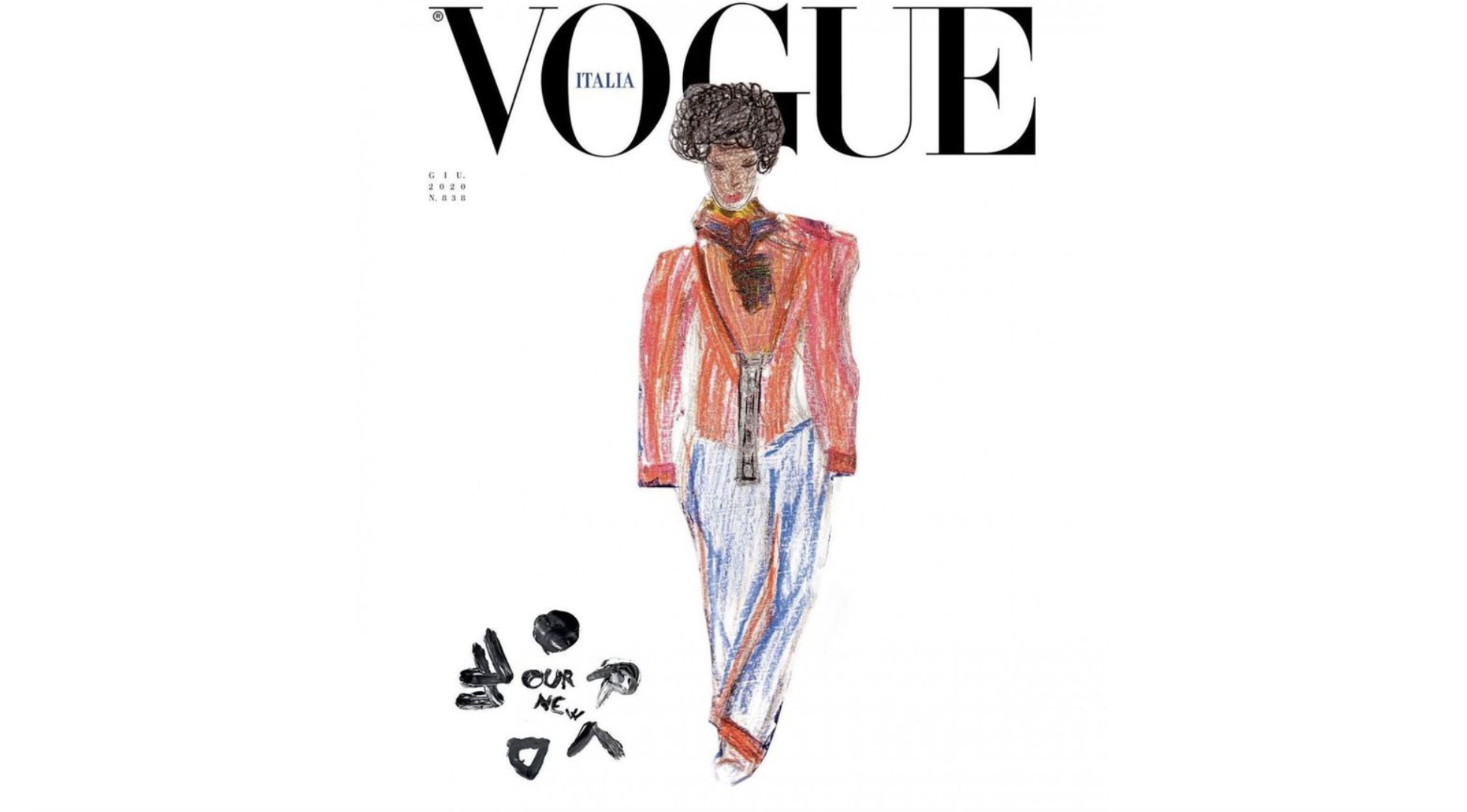 コロナ禍ならではの雑誌作り。歴代初、イタリア版Vogueが表紙に子ども