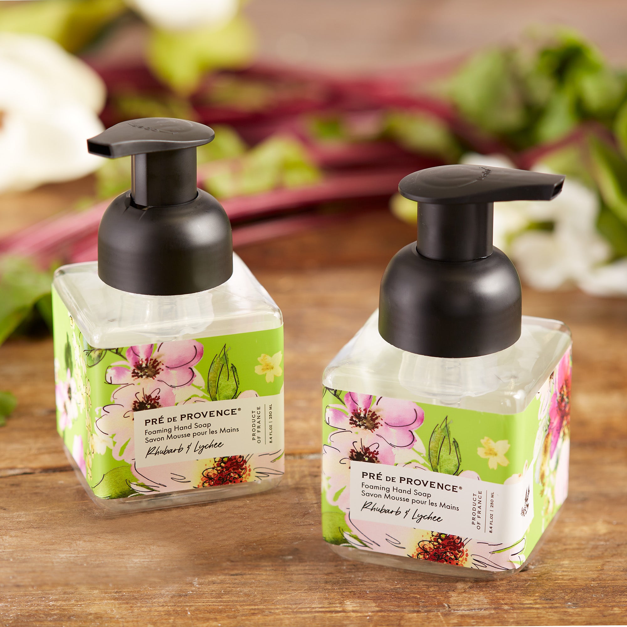 Le Jardin - Rhubarb & Lychee Foaming Hand Soap – Pré de Provence