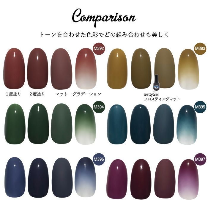 プリジェル ミューズ 6色セット／ダーククラシカルシリーズ | ジェル