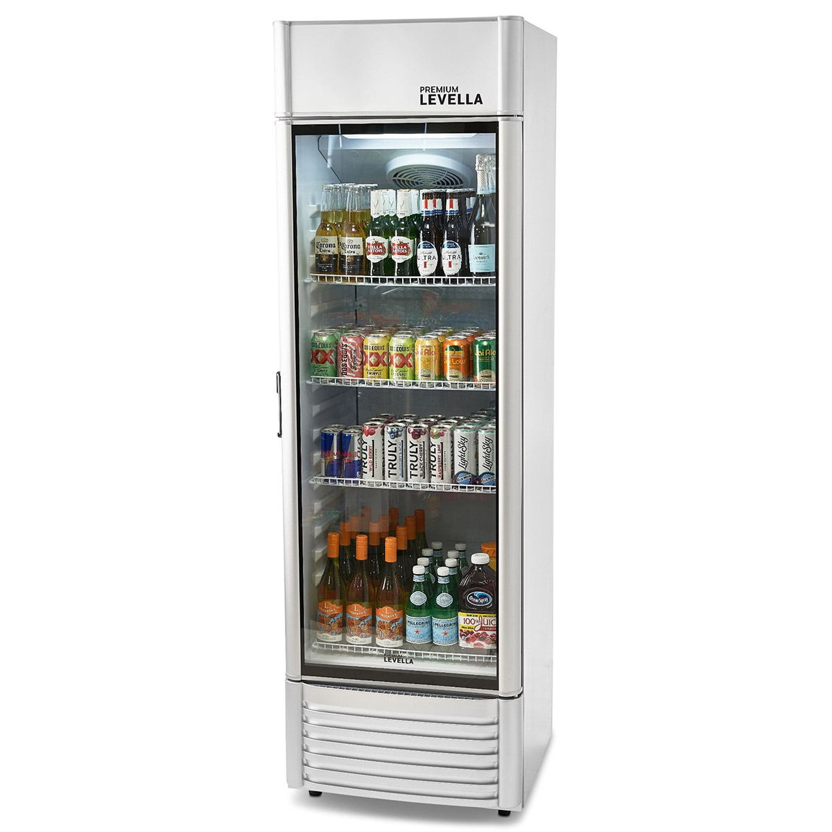 PRF125DX Single Glass Door Merchandiser Refrigerator -Beverage
