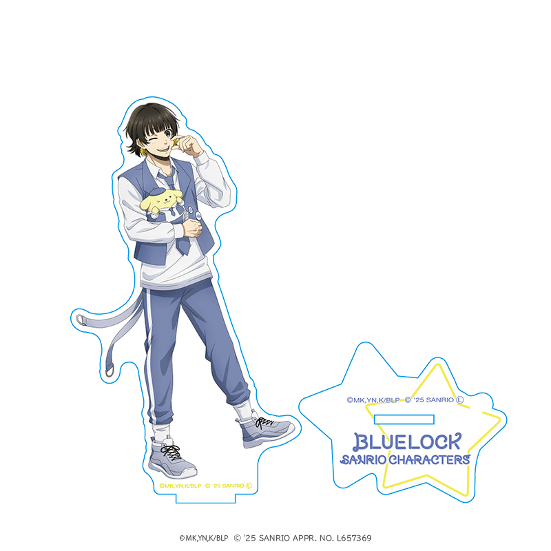 ブルーロック×サンリオキャラクターズ アクリルスタンド 蜂楽廻