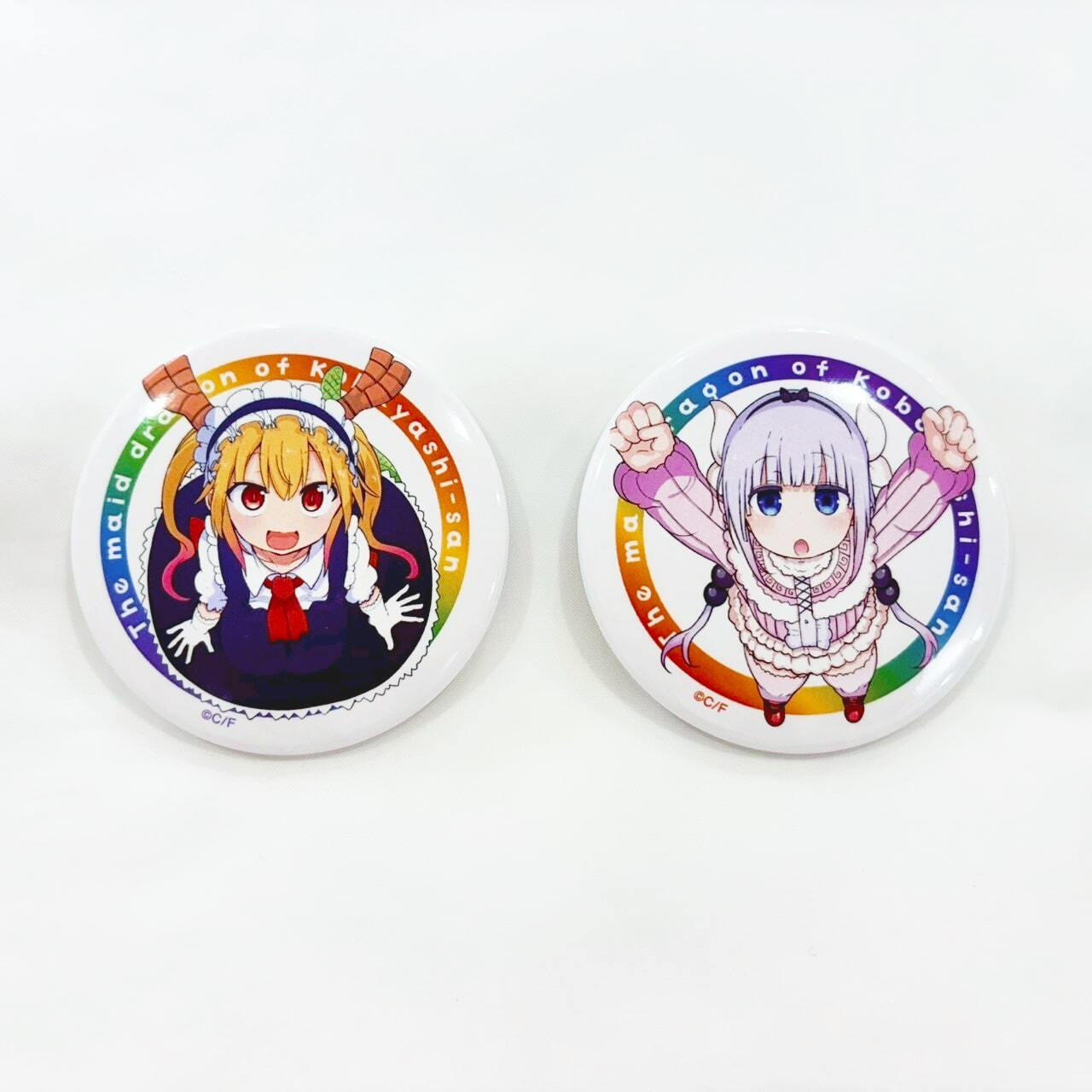 小林さんちのメイドラゴン 缶バッジセット コミックイラストver