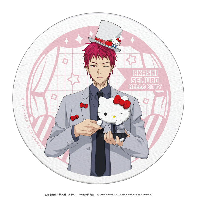 黒子のバスケ×サンリオキャラクターズ 白雲石コースター 赤司征十郎