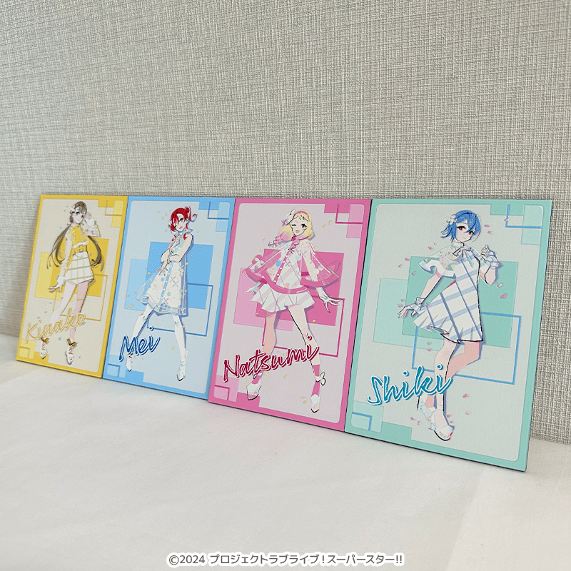 ラブライブ！スーパースター!! 木製ポストカード 米女メイ（イラスト