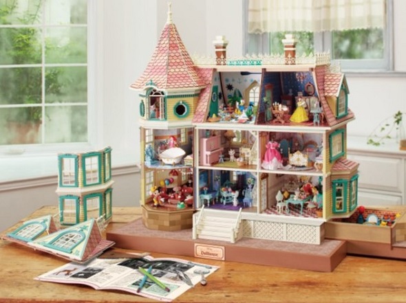 ディズニーの世界観がつまったドールハウスが作れる！ 全部集めると