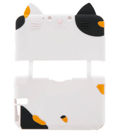 ニンテンドー3DS LLをかわいいネコ型に変身させるシリコンカバーが登場