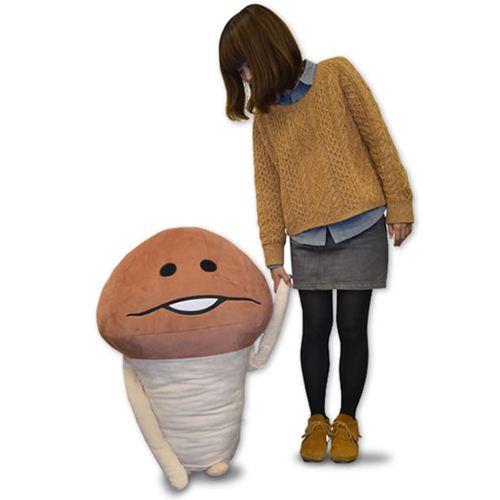 んふんふ：なんと1メートル でっかいなめこのぬいぐるみ登場 | ねとらぼ