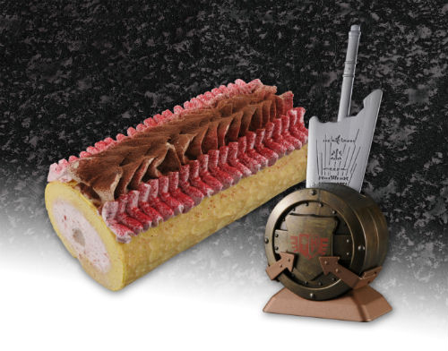 モンハン」リオレウスのケーキ発売 「エピタフプレート」ナイフも