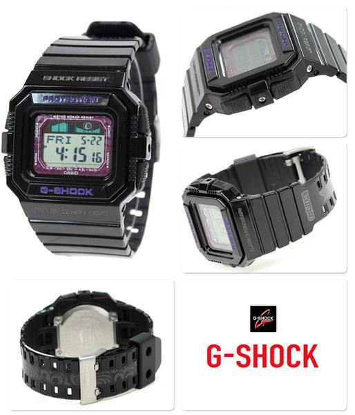 Casio G-Shock G-LIDE Series Digital Black x Purple Accents Watch