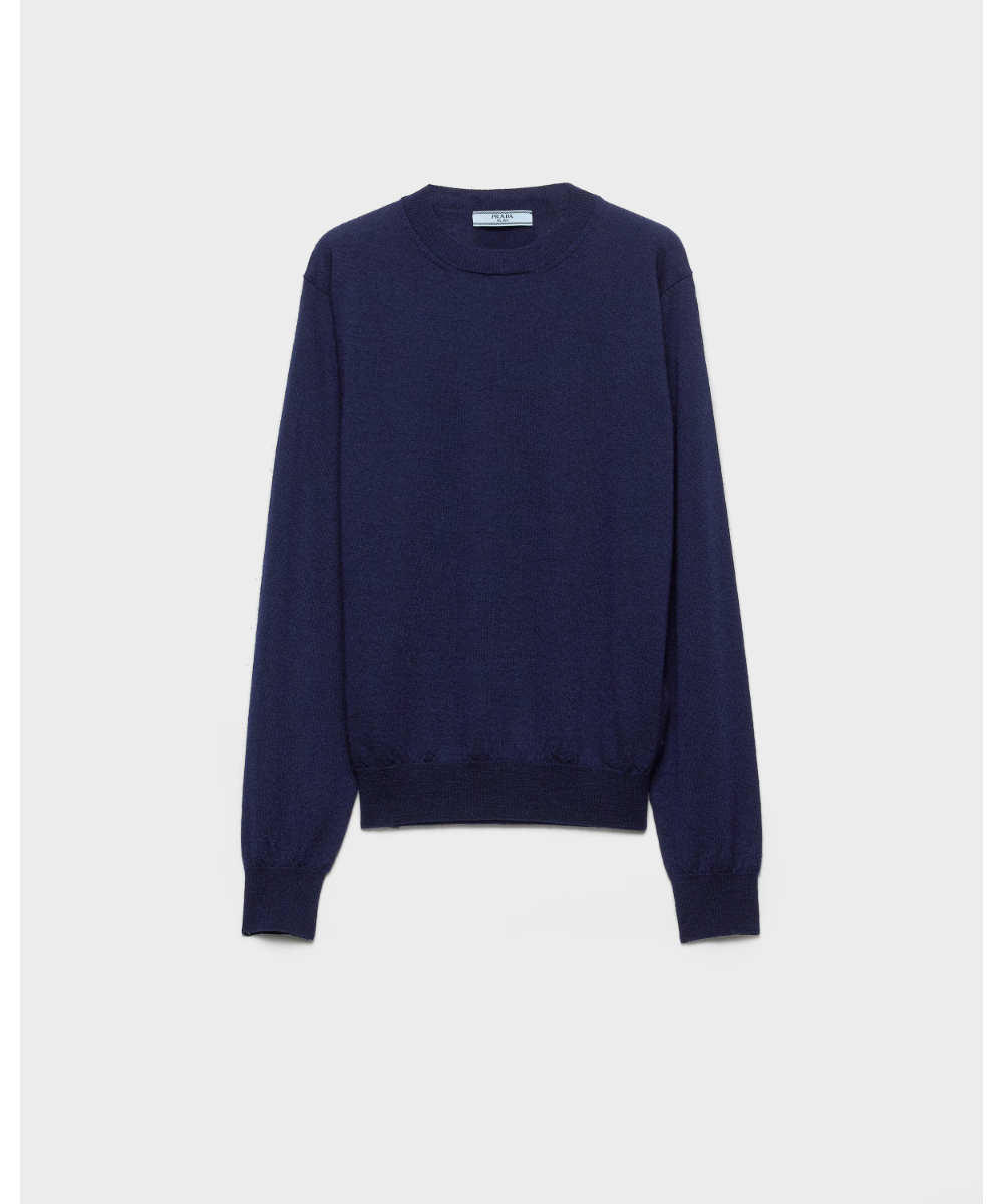 PRADA/プラダ_Women通販 | PRADAロゴ カシミヤxウール クルーネック