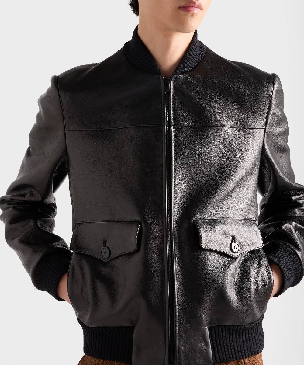 PRADA/プラダ_Men通販 | レザー ボンバージャケット【送料無料】【店頭