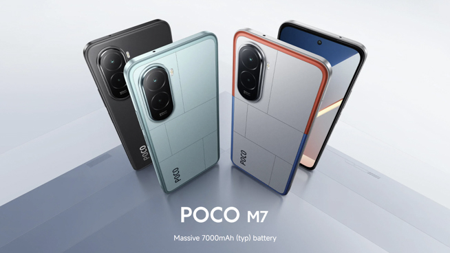 POCO M7 海外発表！横幅もバッテリーも超巨大な4Gエントリースマホ