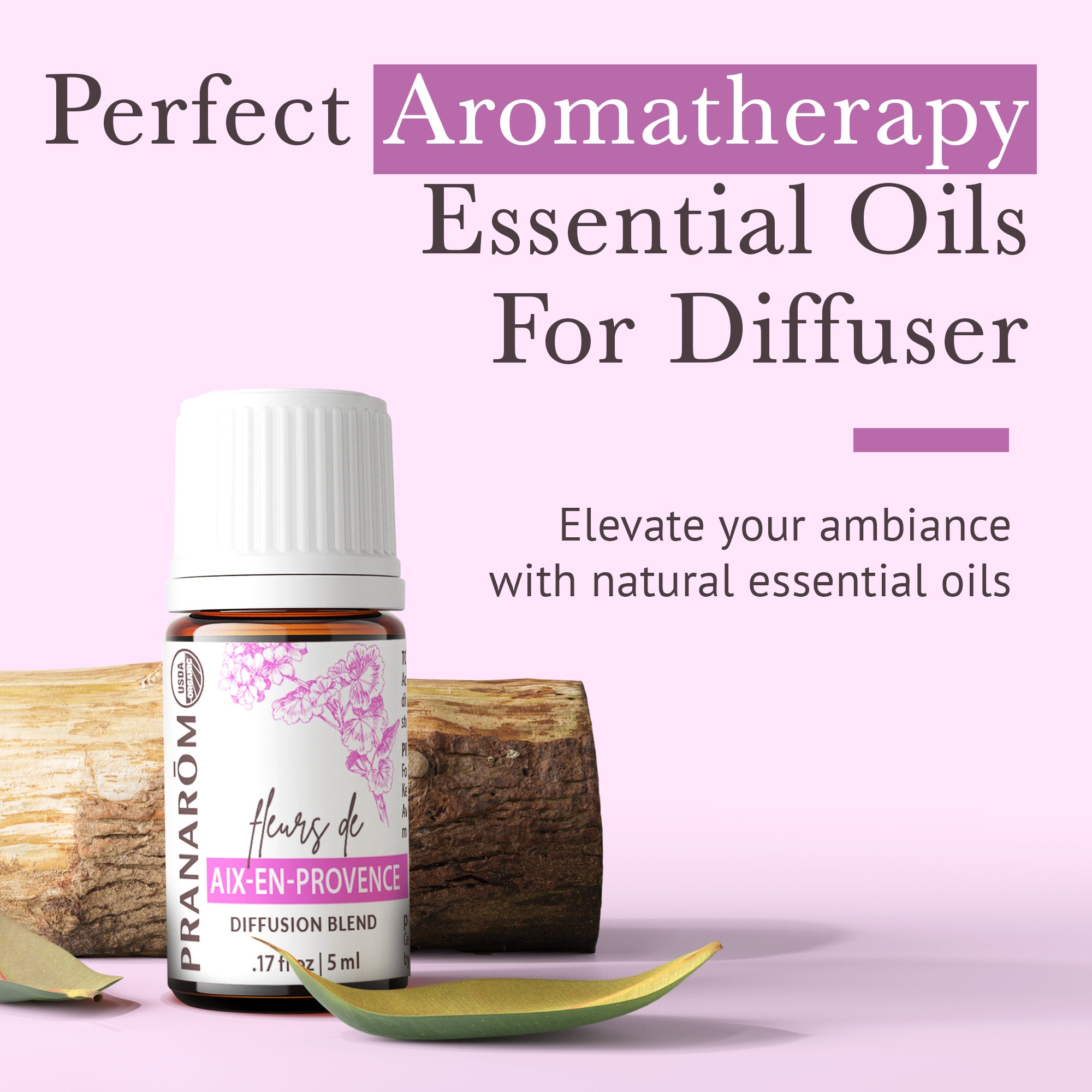 Aix-en-Provence Essential Oil Diffusion Blend - Bio | Pranarôm