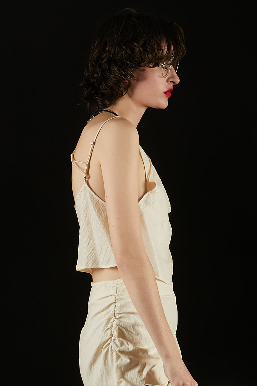 Satin Shirt And Camisole