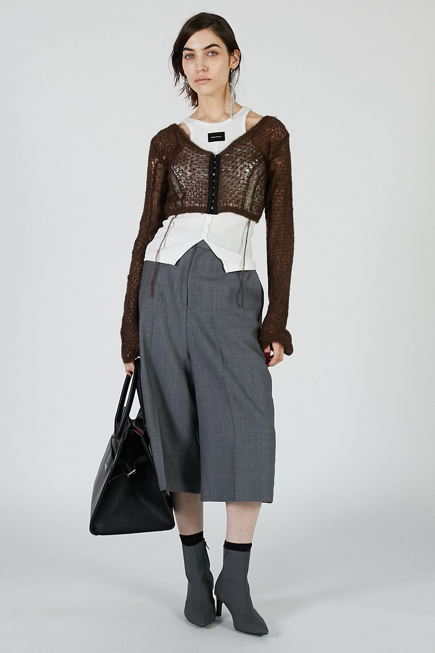 Mohair Mesh Short Cardigan - SALE