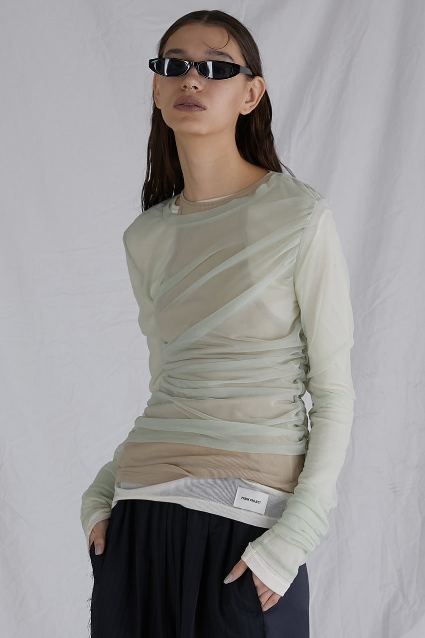 Triple Layered Sheer Top