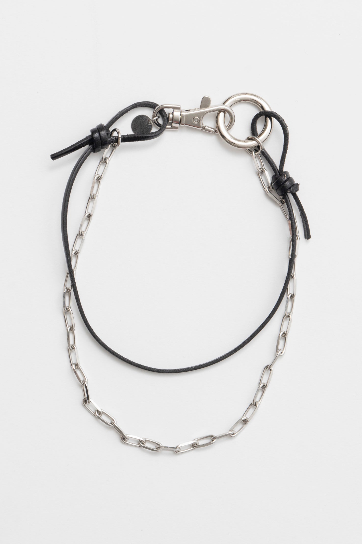 Leather Chain 2Way Choker
