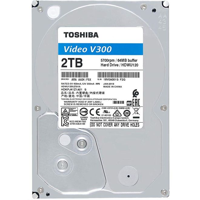 TOSHIBA 2TB 3.5 inch Surveillance Internal Hard Drive – Priya