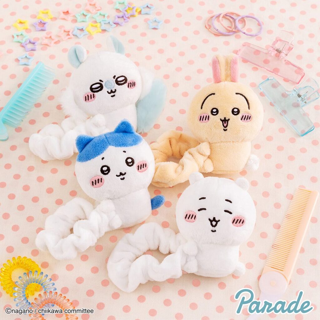 ちいかわ】ちょこんと可愛い「ぬいぐるみシュシュ」が6月13日に