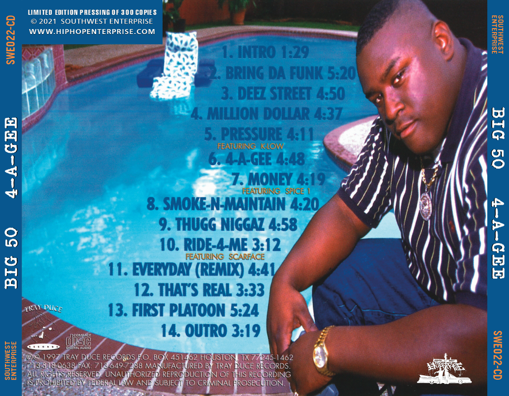 Big 50 - 4-A-Gee CD | Hip-Hop Enterprise