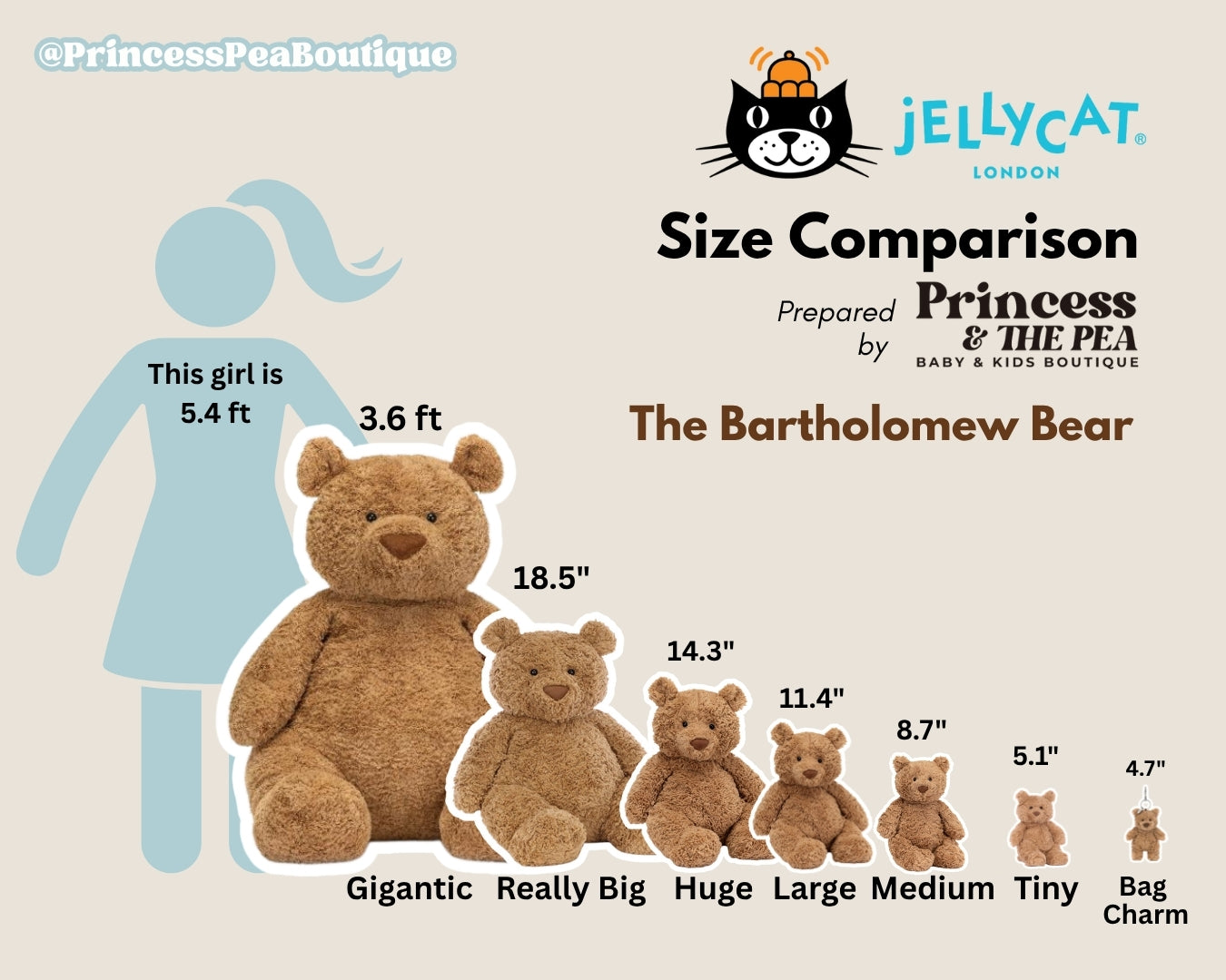 い*)様 Huge Bartholomew Bear Bartholomew Bear Huge | Jellycat