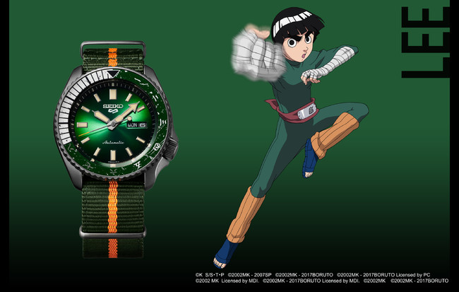 セイコー 5スポーツ＞から、TVアニメ「NARUTO－ナルト－」「BORUTO