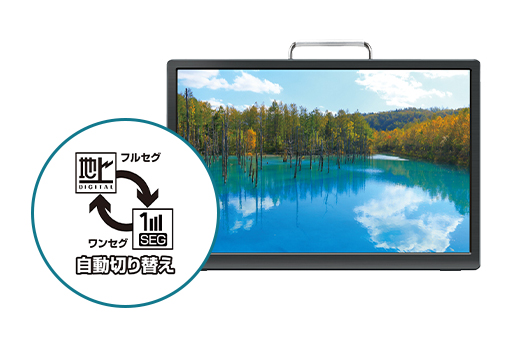 録画機能を持ち合わせた便利なポータブルテレビ「OVER TIME® 12.1