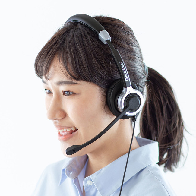 デュアルマイク内蔵、アクティブノイズキャンセリングマイク付きUSB