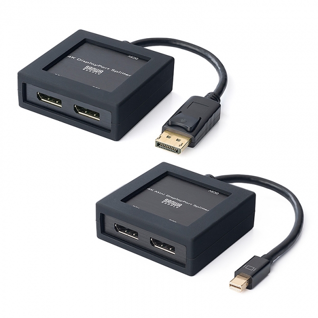 DisplayPort、Mini DisplayPortから2画面に拡張・複製できる