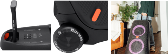 心に響く重低音と圧倒的迫力の高音質がさらに進化！ 防滴機能の搭載と