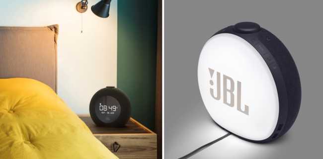 柔らかな光と高音質サウンドで自然な目覚めを誘う モダンなデザインの