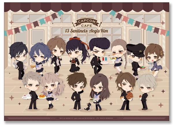 十三機兵防衛圏 カプコンカフェ第2弾 アクキー全14種 十三機兵防衛圏