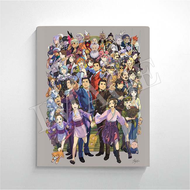 カプコン、歴代キャラ大集結の『逆転裁判』シリーズ20周年記念イラスト