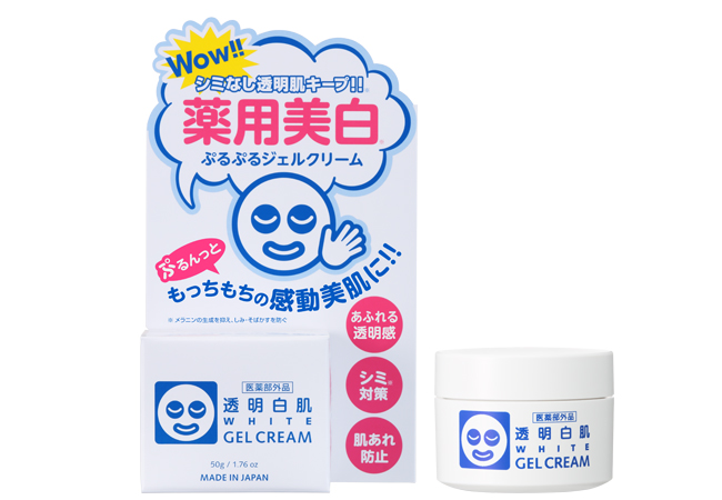 透明白肌』から、ぷるぷるジェルクリームが登場！シミなし※1透明肌