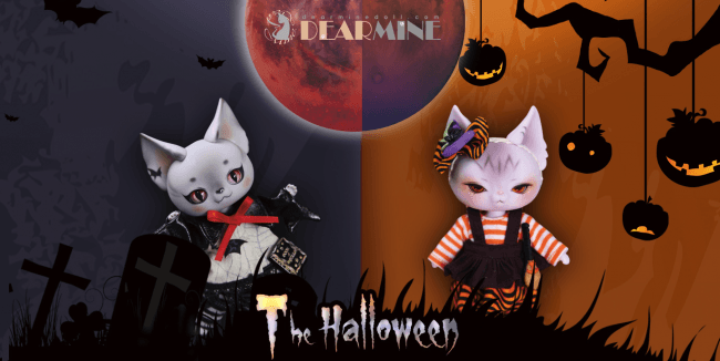 DOLK】ドールと「ハロウィン」を楽しもう！かわいいネコドールが