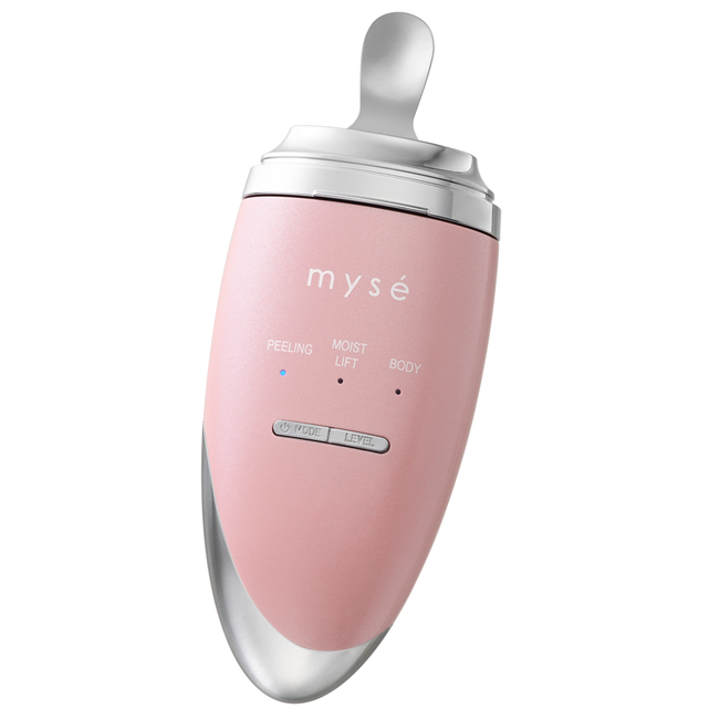 mysé(ミーゼ)」より、新形状スプーンヘッドを搭載したピーリング美顔器