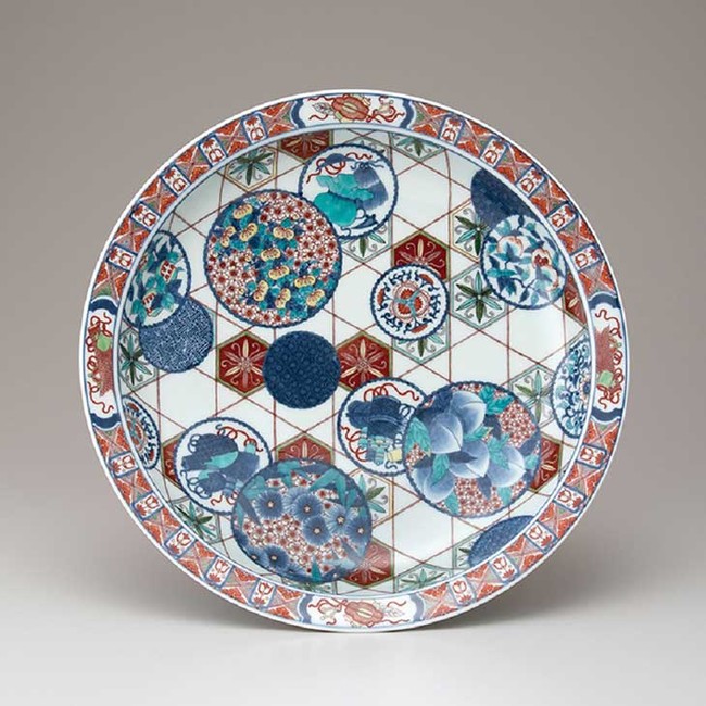 今右衛門】色鍋島の伝統 人間国宝 十三代今泉今右衛門作 色鍋島錦椿絵