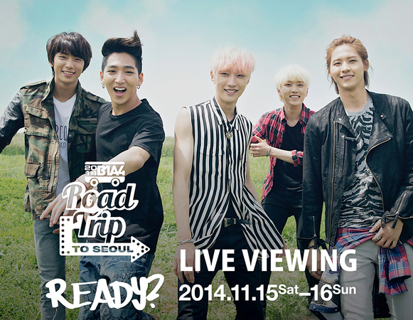 2014 B1A4 Road Trip to Seoul – READY?ライブ・ビューイング実施決定