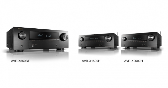 Denon新製品] デザインを一新したデノンAVサラウンドレシーバー2018年