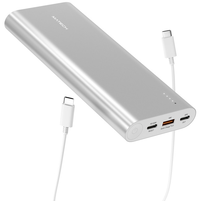 16インチMacBook Proも充電できる100W 26,800mAh大容量モバイル