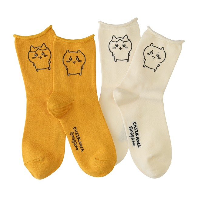 第2弾「ちいかわ」オリジナルデザインソックスが靴下屋から登場