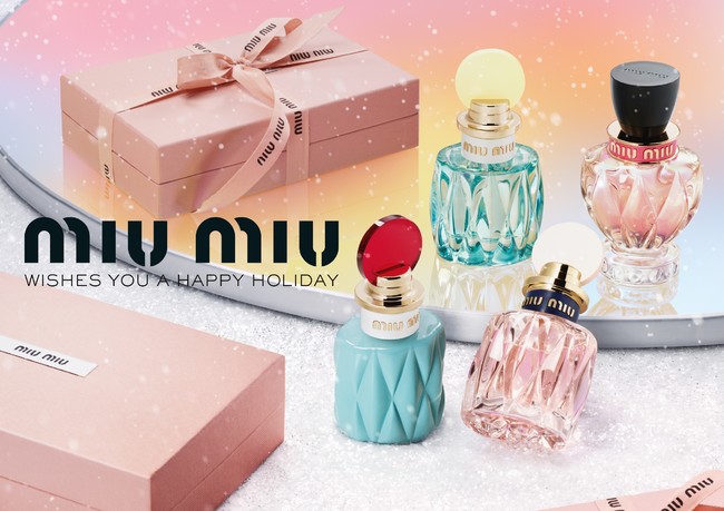 ミュウミュウ＞が贈る、きらめきに満ちたホリデーシーズン!人気