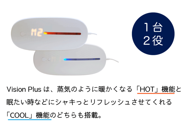 目元を水の循環でケアする未体験のアイスパ『温冷ウォーターアイマスク