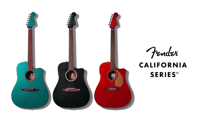 ストラトヘッド採用の個性派アコースティック「CALIFORNIA」シリーズ